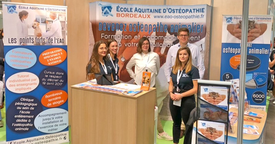 Vous souhaitez rencontrer l'équipe pédagogique de l'Ecole Aquitaine d'Ostéopathie et ses étudiants ? Rendez-vous aux prochains salons qui auront lieu à Bordeaux !